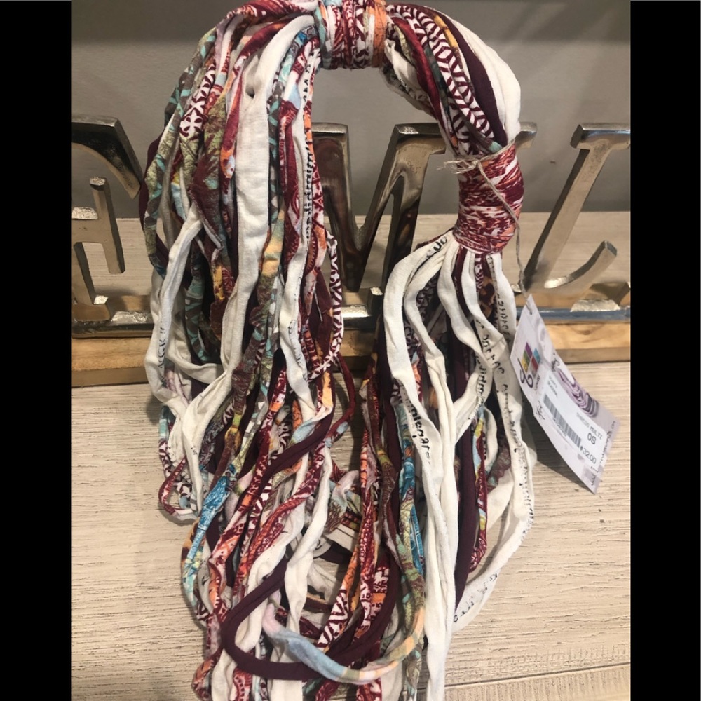 Shreds Scarf Multicolor NWT